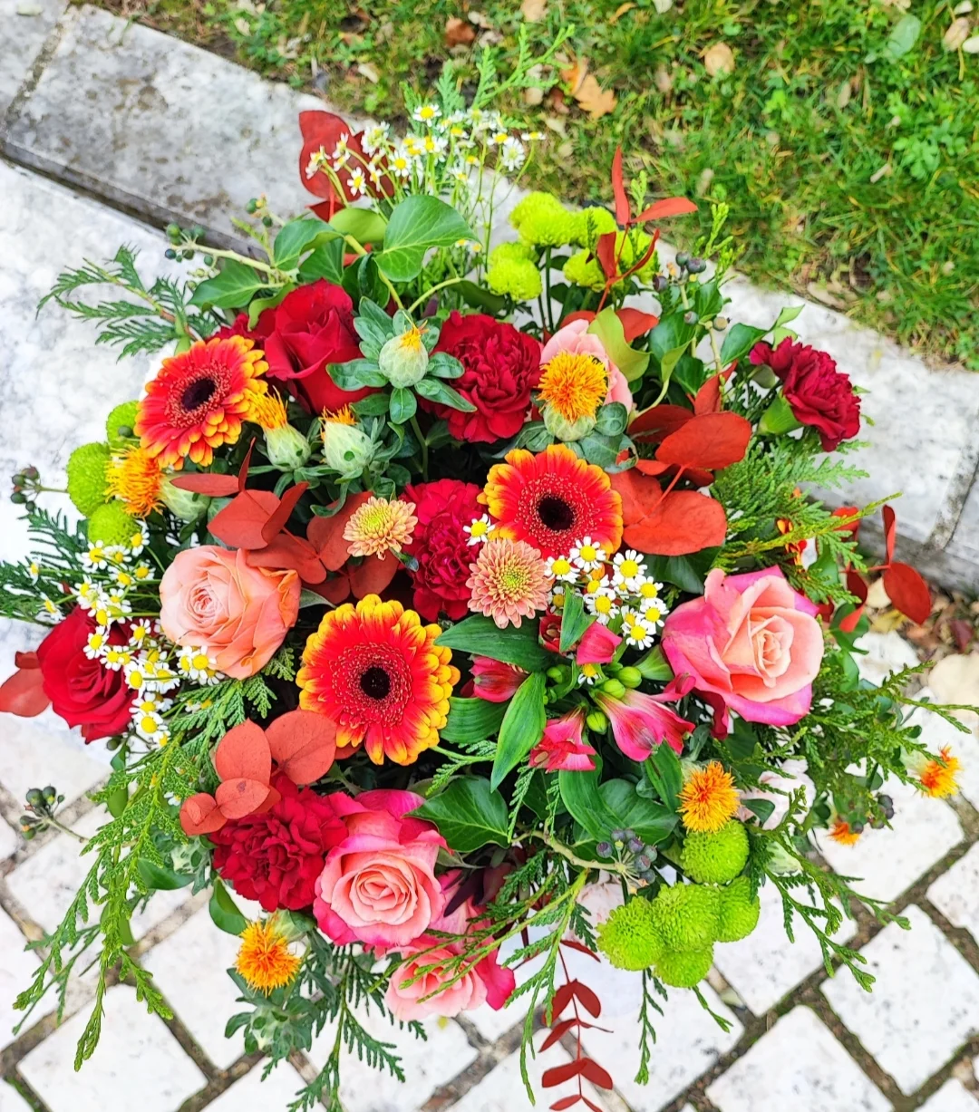Flamboyant, par L'ART Ô ZOIR, fleuriste à Tours