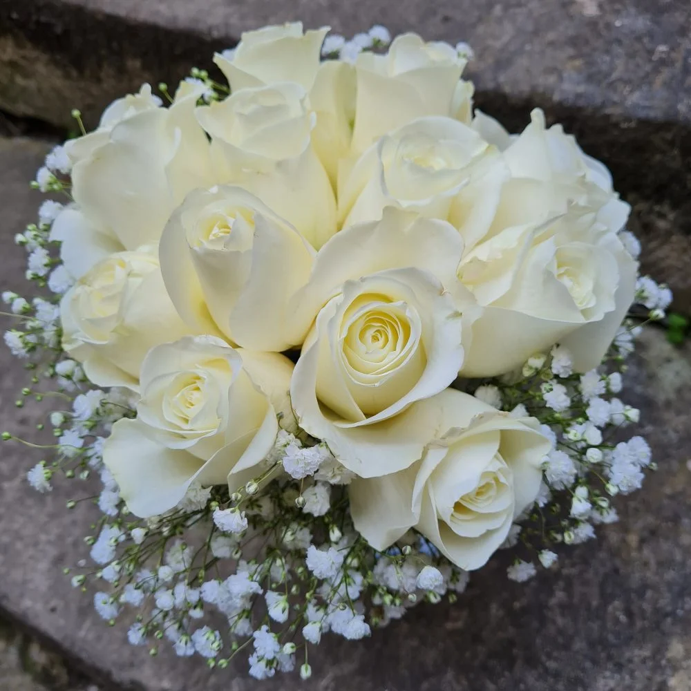 Bouquet de mariée, par Nolina Fleurs Tours, fleuriste à Tours