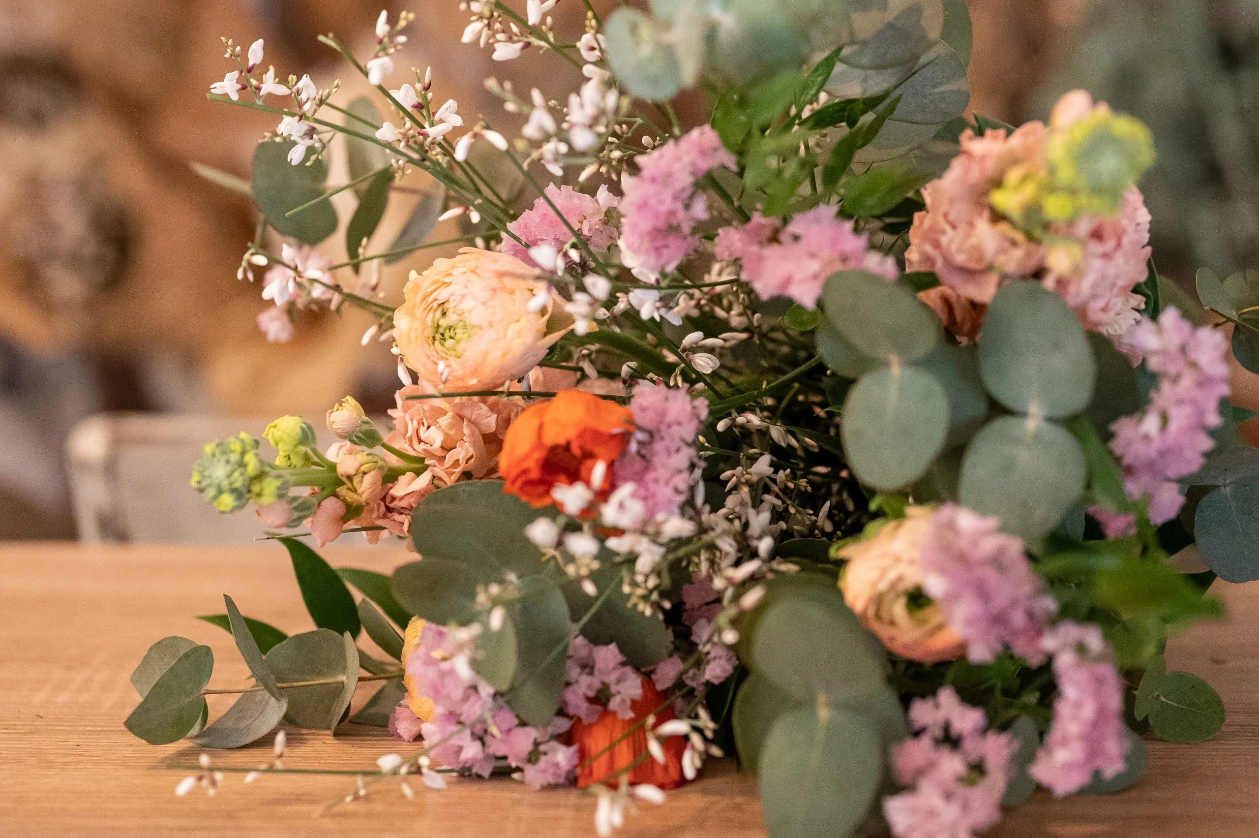 Bouquet de saison, par Iberis Annecy, fleuriste à Annecy