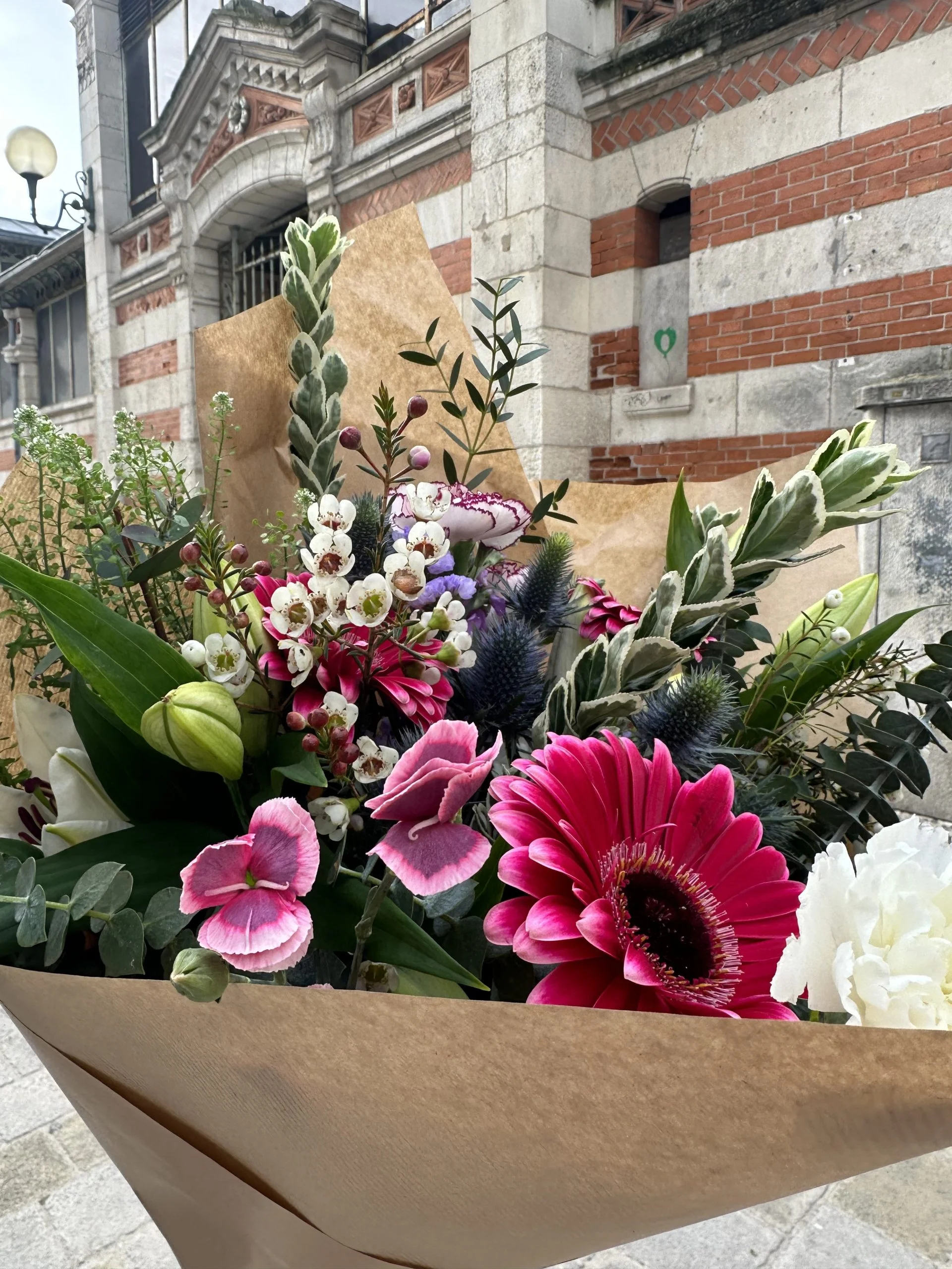 Bouquet Champêtre Valentine Fleuriste, par Valentine Fleuriste, fleuriste à La Rochelle