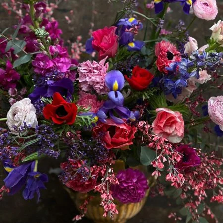 Bouquet signature violine, par Rose Et Chardon, fleuriste à Meudon