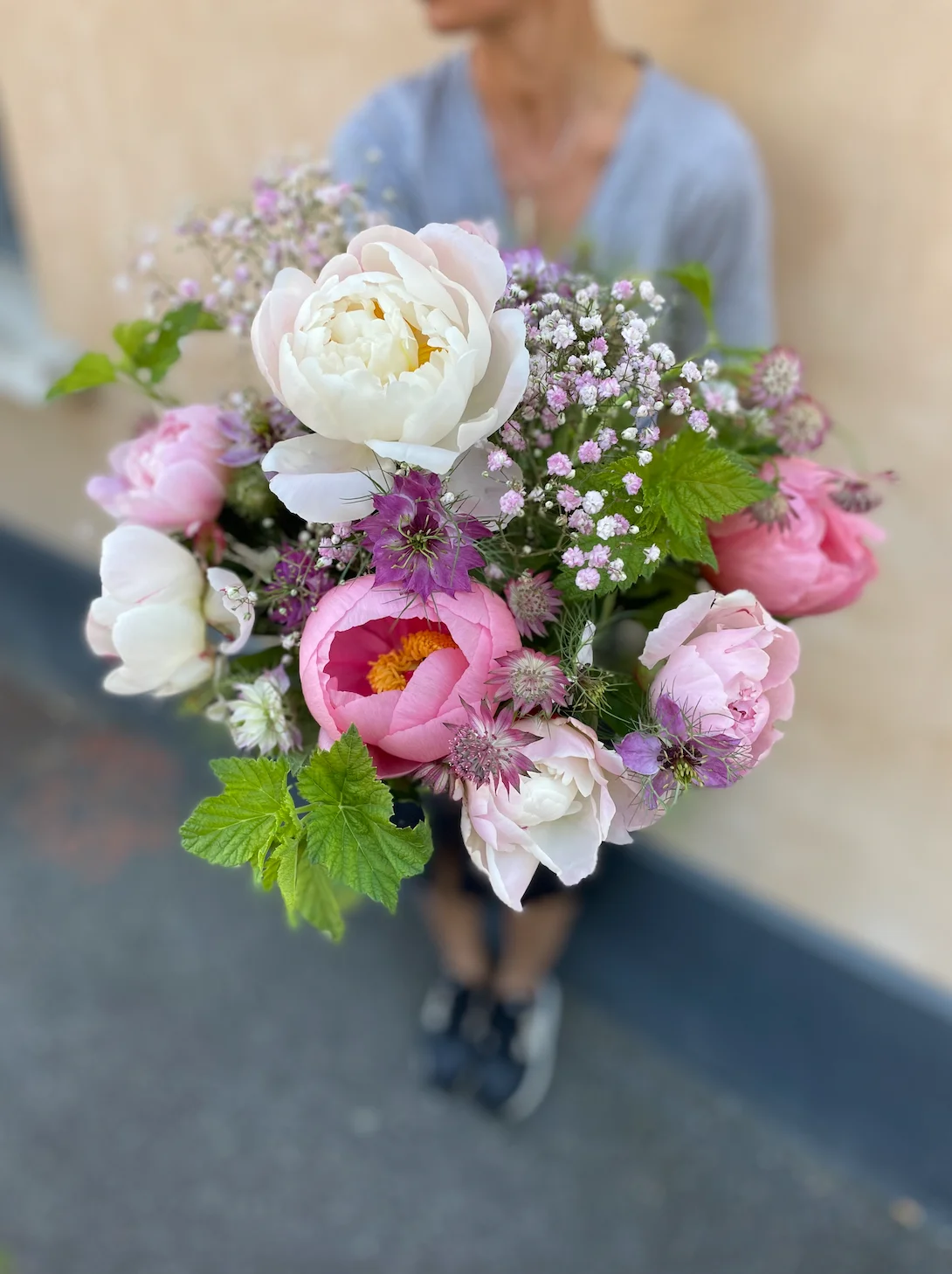 Bouquet de Pivoines, par Rose Et Chardon, fleuriste à Meudon