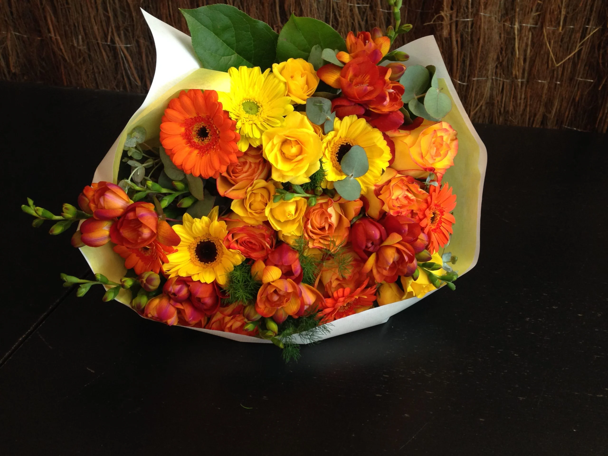 Bouquet de gerberas, par La fleuriste, fleuriste à Bordeaux