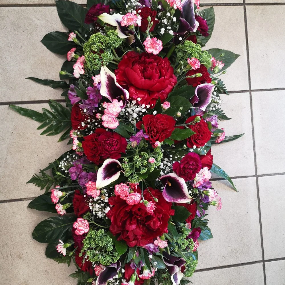 Dessus de Cercueil, par Montluçon Fleurs, fleuriste à Montluçon