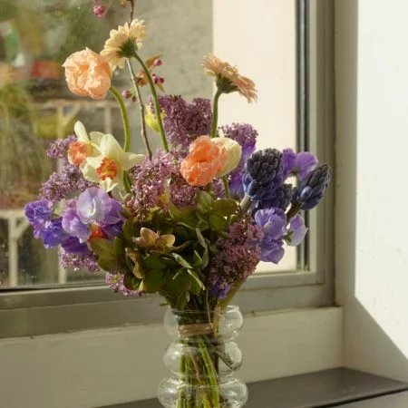 Bouquet Félicitations, par La Rose de Cascia, fleuriste à Vendeville