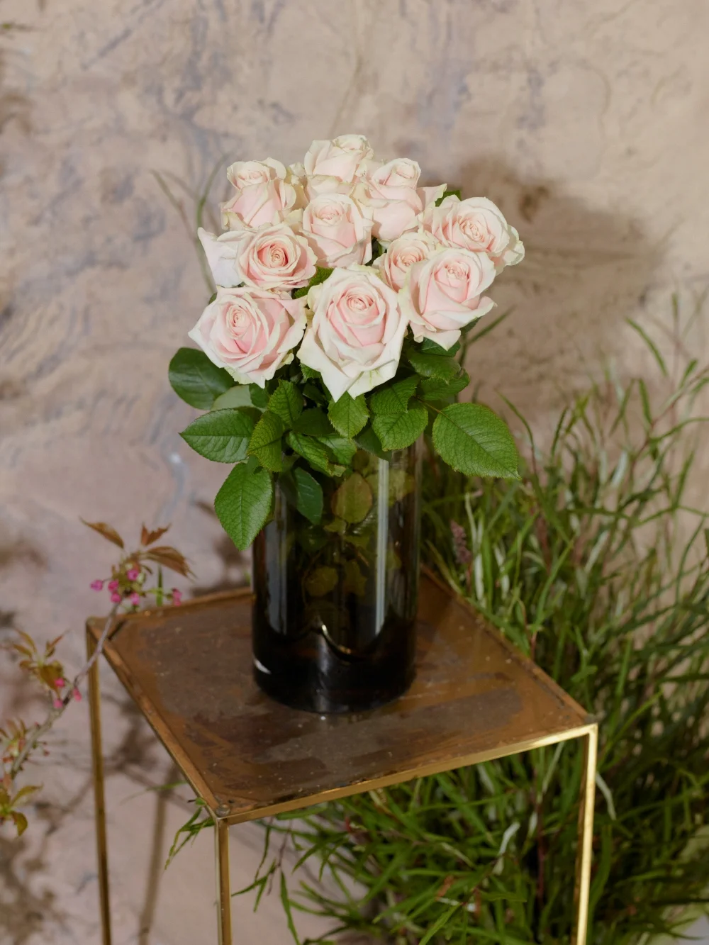Bouquet de Roses roses, par Fleurs & Papillon, fleuriste à Châtelaudren-Plouagat