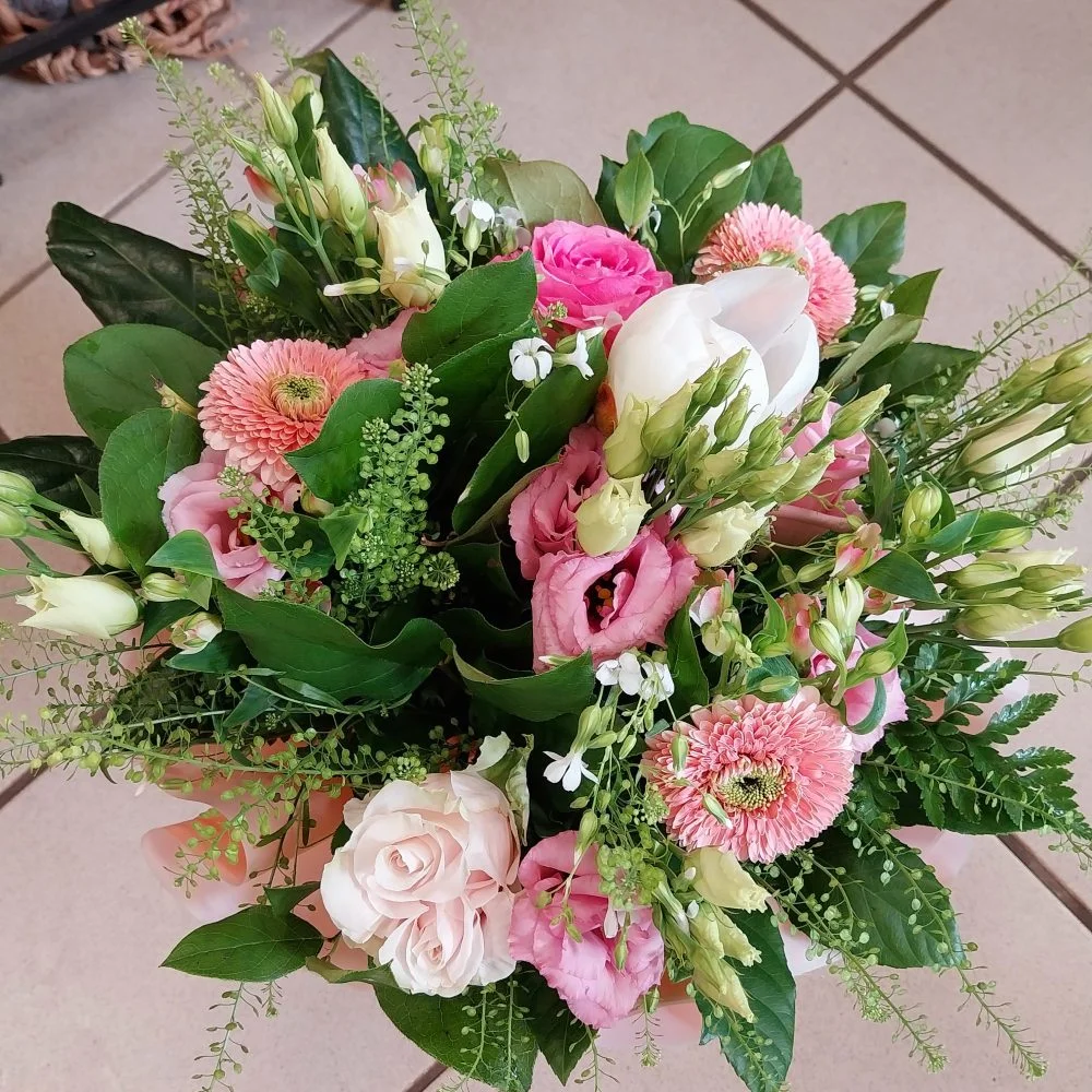Nuance de Tendresse (Bouquet Bulle), par Montluçon Fleurs, fleuriste à Montluçon
