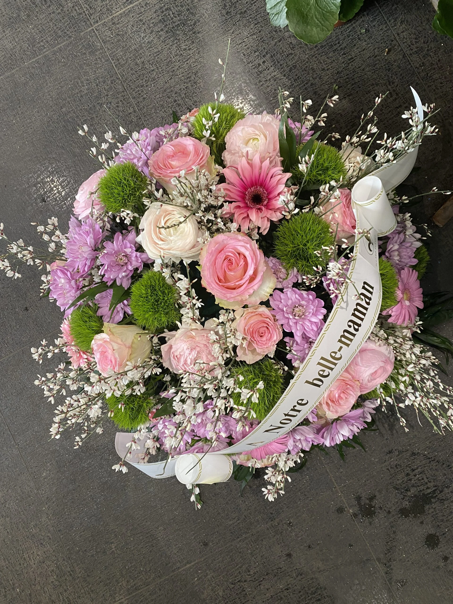 Coussin de Deuil, par Allard Fleurs, fleuriste à Antibes