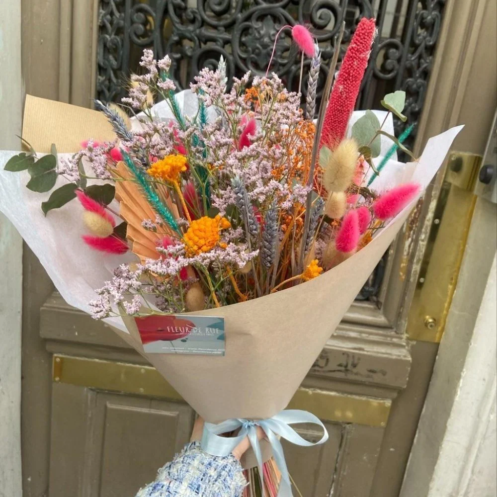 Bouquet de Fleurs Séchées, par Nuances, fleuriste à Paris