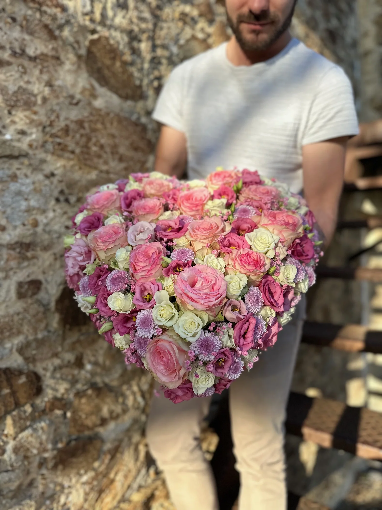 Cœur Deuil, par Maxime B, fleuriste à Bouguenais