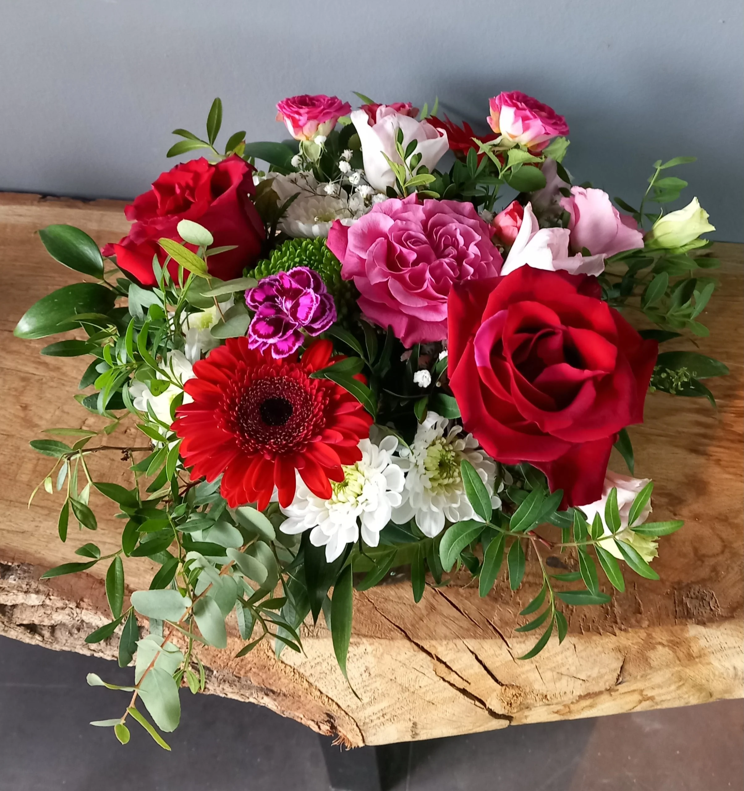 COMPOSITION TENDRESSE, par Apothéose, fleuriste à Caen