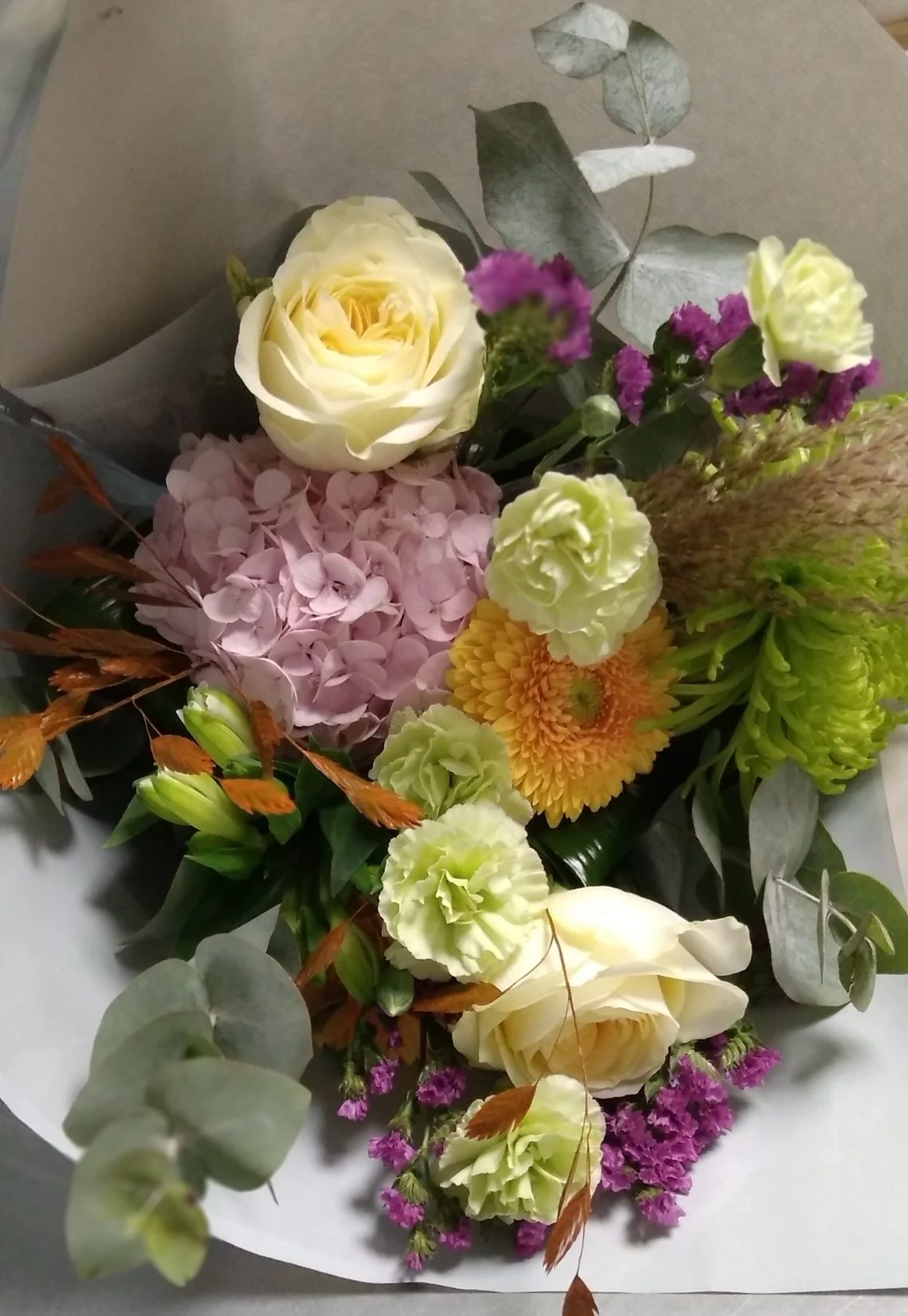 Bouquet 4 Saisons, par Bonheur des fleurs, fleuriste à La Montagne