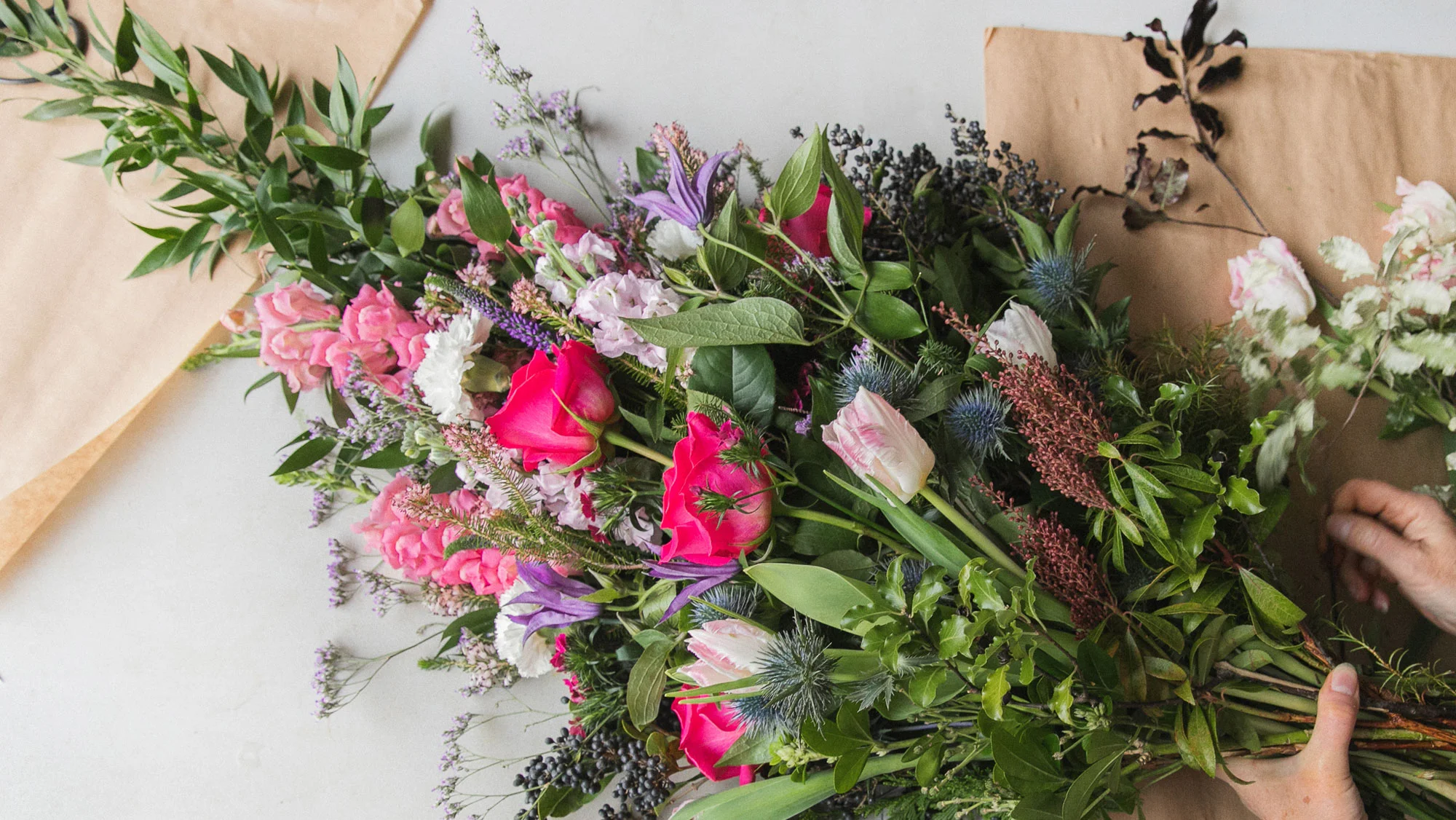 Livraison de fleurs Bruxelles et proximité, par Forêt Fleurie, artisan fleuriste