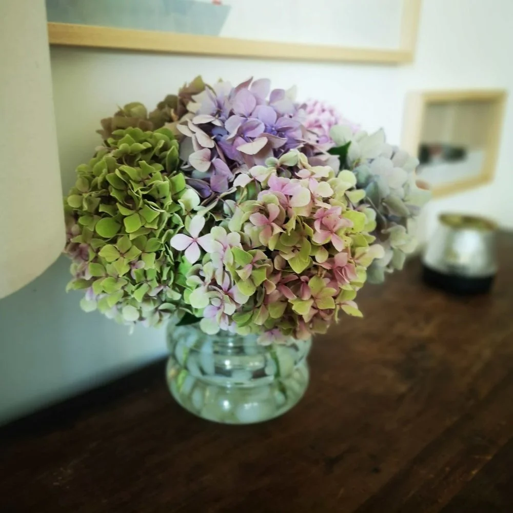 Bouquet d'Hortensias, par Claudie, fleuriste à Beautiran