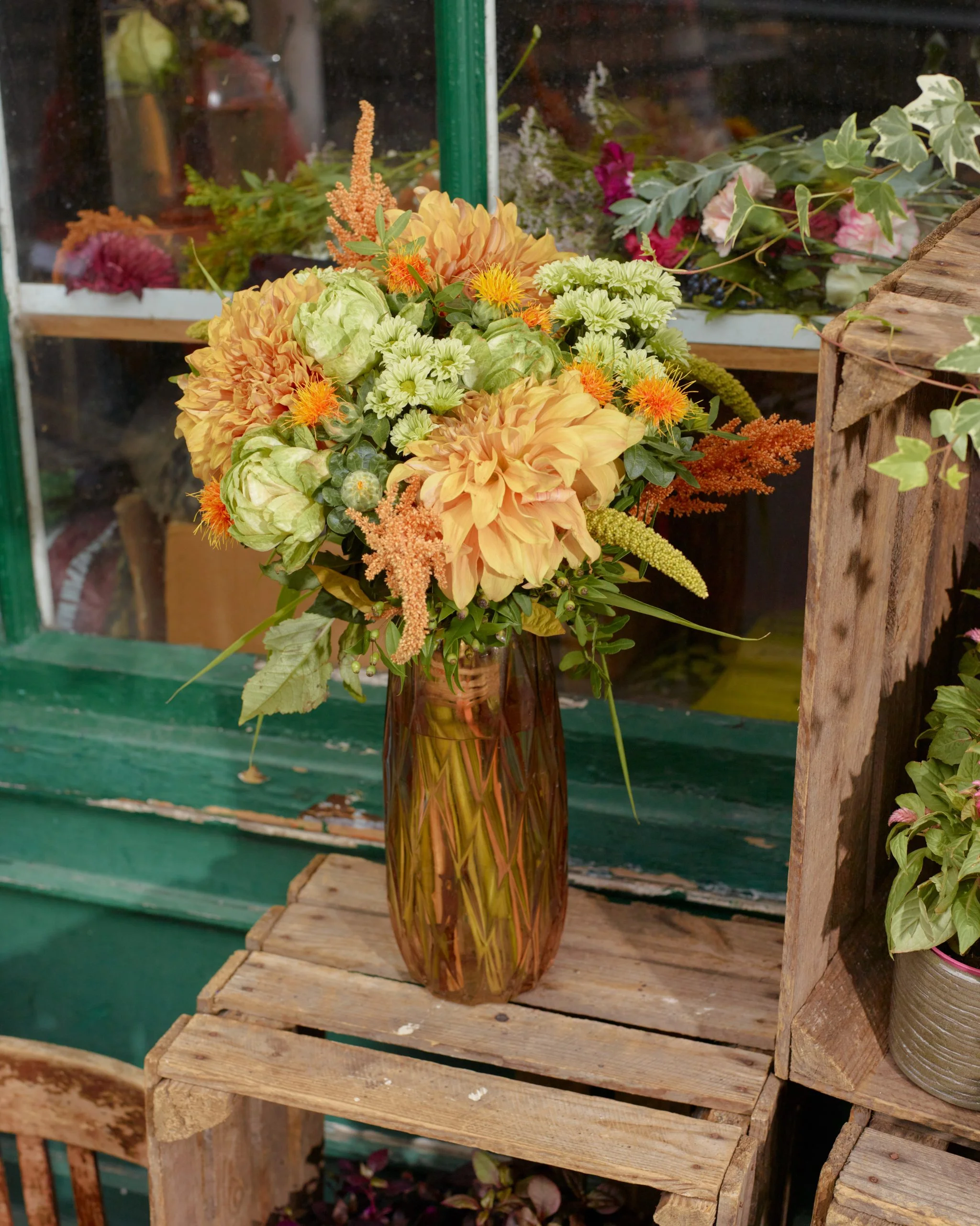 Bouquet Fête des Grands-Pères, par Les Ligériennes, fleuriste à Denée