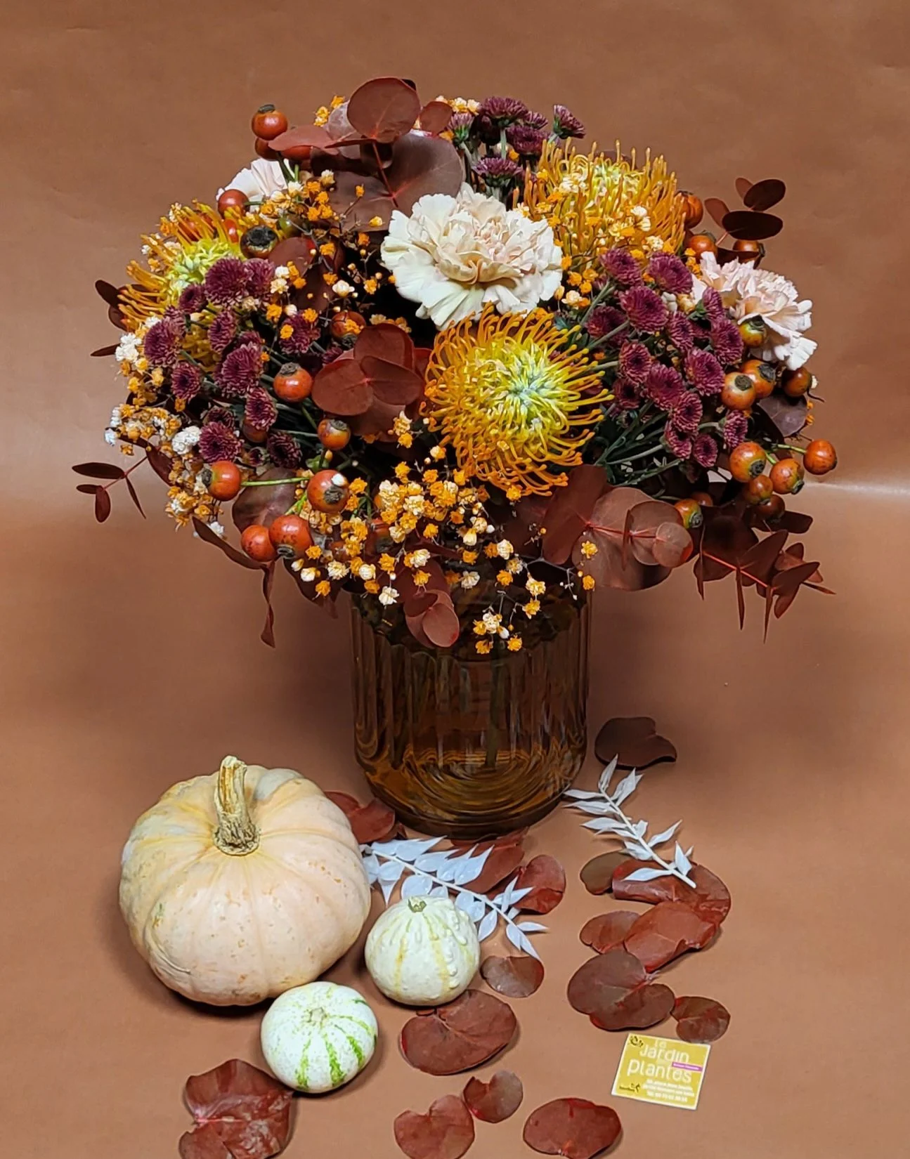 Bouquet Automne, par Le Jardin des Plantes, fleuriste à Romans-sur-Isère