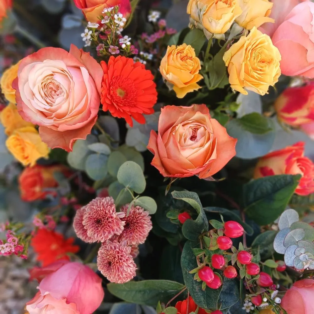 Bouquet Amitié( photo non contractuelle), par Camomille Fleuriste Nomade, fleuriste à Rivières