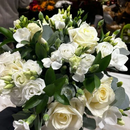 Bouquet Camille, par Les Lys de Boulogne, fleuriste à Boulogne-Billancourt