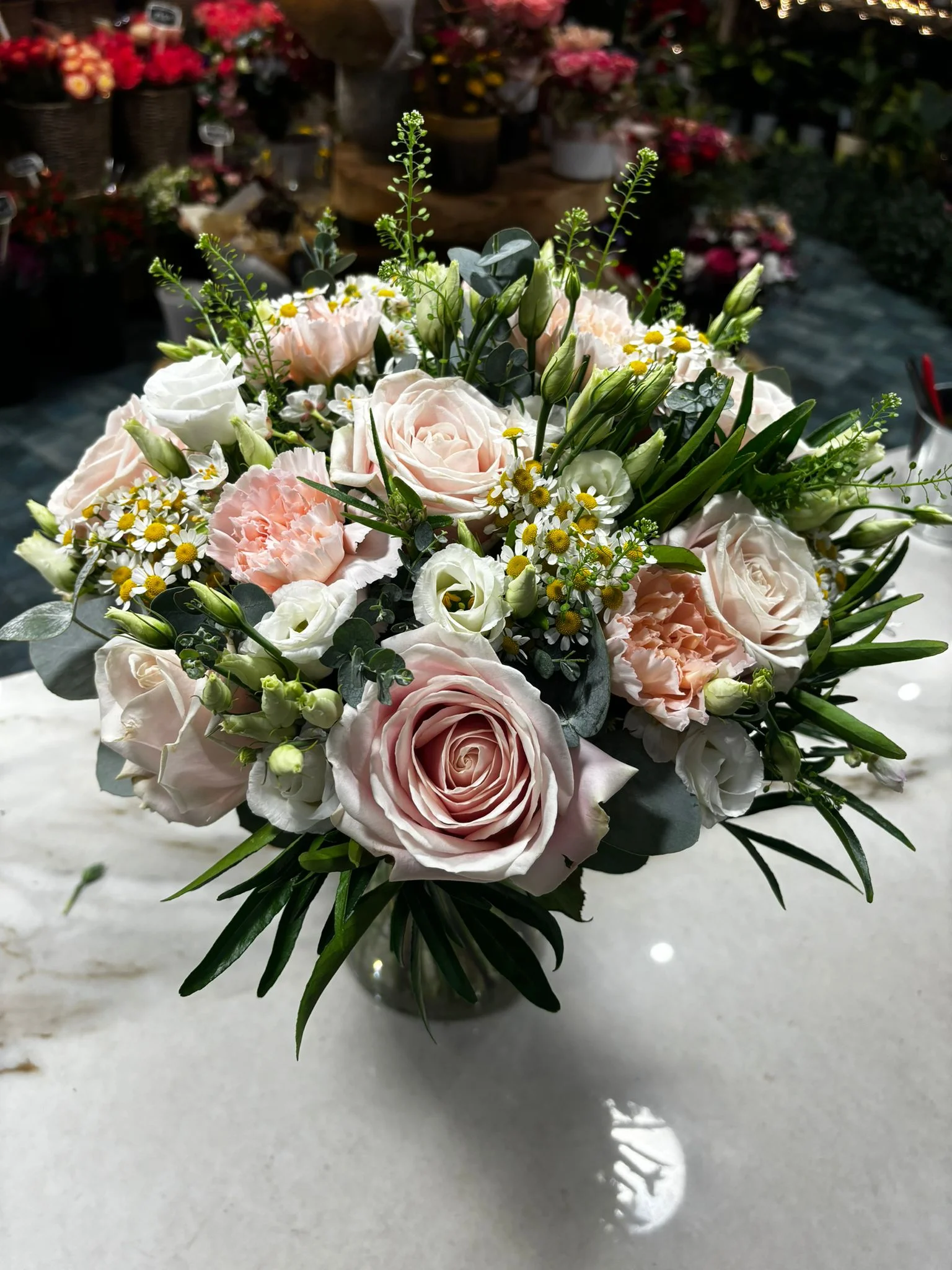 Bouquet Princesse, par Les Lys de Boulogne, fleuriste à Boulogne-Billancourt
