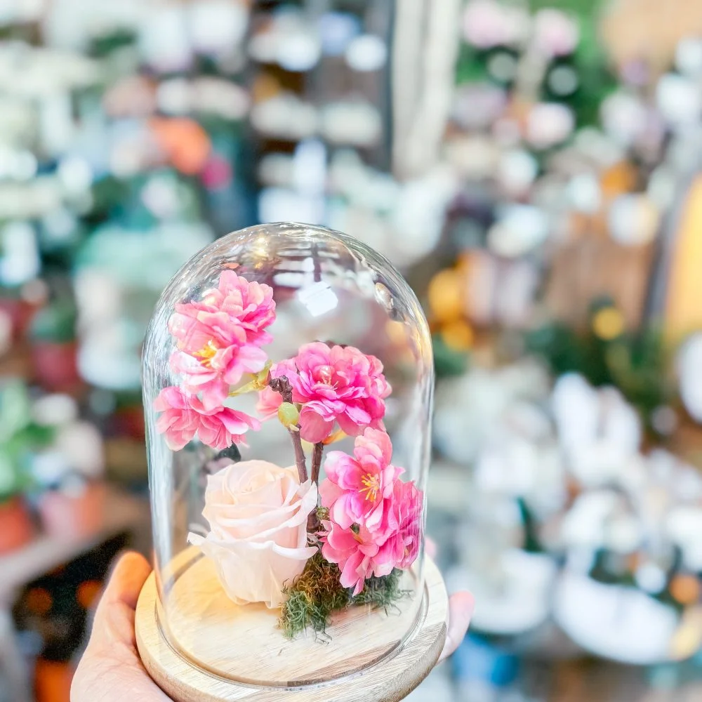 Rose éternelle, par Rêve d'orchidée, fleuriste à Quimper