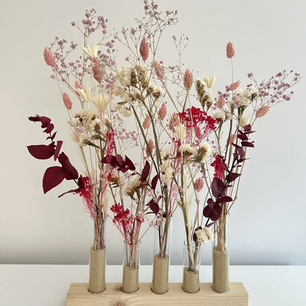 Création florale en fleurs séchées, par LP floral designer, fleuriste à Villenave-d'Ornon