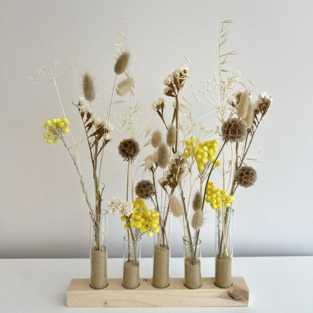Création florale en fleurs séchées, par LP floral designer, fleuriste à Villenave-d'Ornon