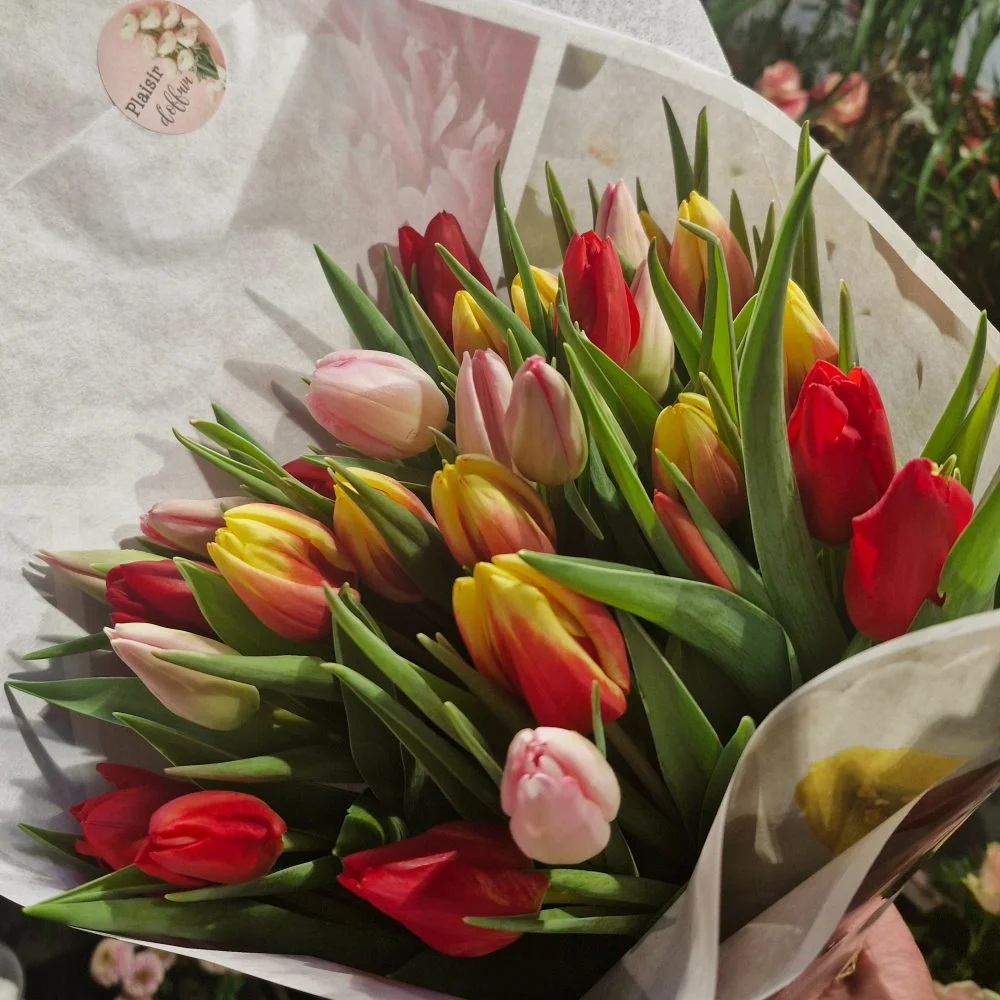 Bouquet de Tulipes, par Cannelle Fleurs, fleuriste à Bégard