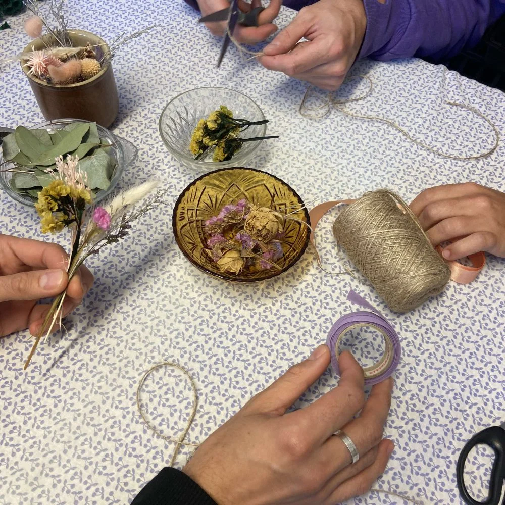 Atelier fleuri, par Eglantine Fleuriste, fleuriste à Bouguenais