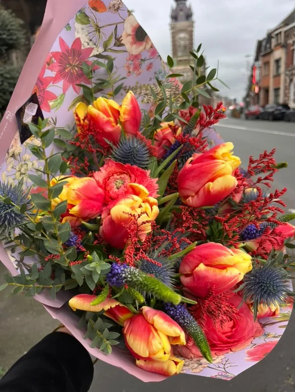 Bouquet Bonne Fête, par Les Secrets de Liège, fleuriste à Valenciennes