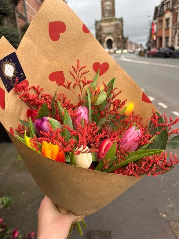 Bouquet Amour, par Les Secrets de Liège, fleuriste à Valenciennes