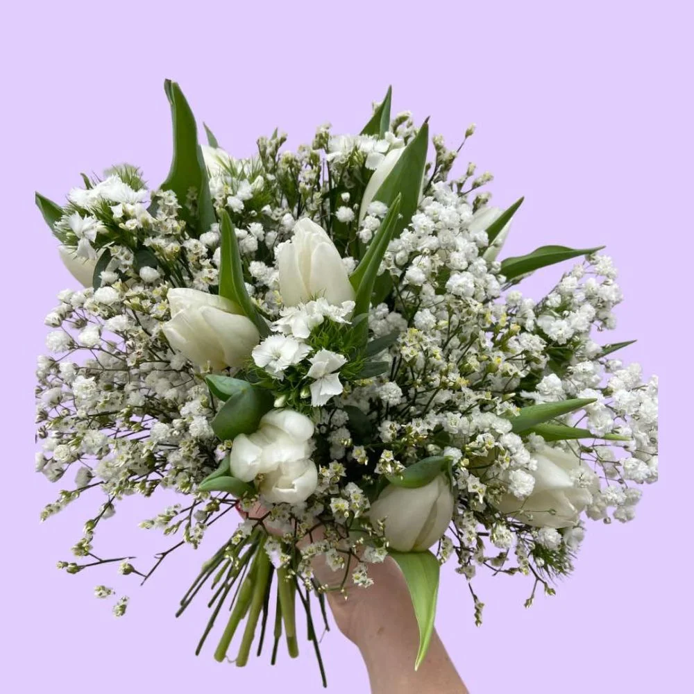 Bouquet nuage, par Eglantine Fleuriste, fleuriste à Bouguenais