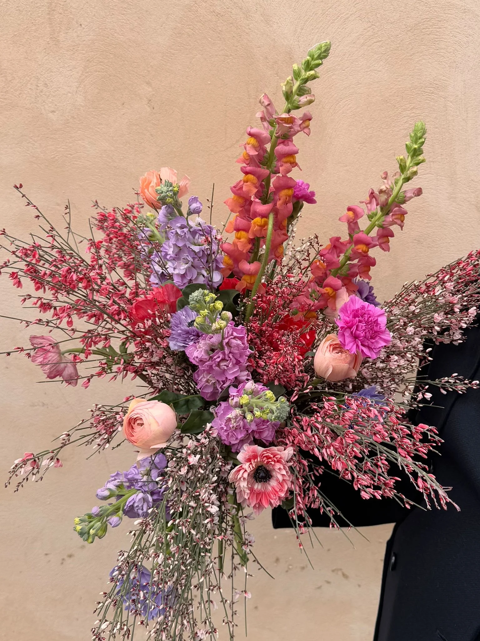 Bouquet Saint-Valentin Fleurs Françaises, par Rose Et Chardon, fleuriste à Meudon