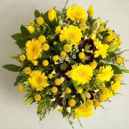 Yellow, par Carisma, fleuriste à Anvers