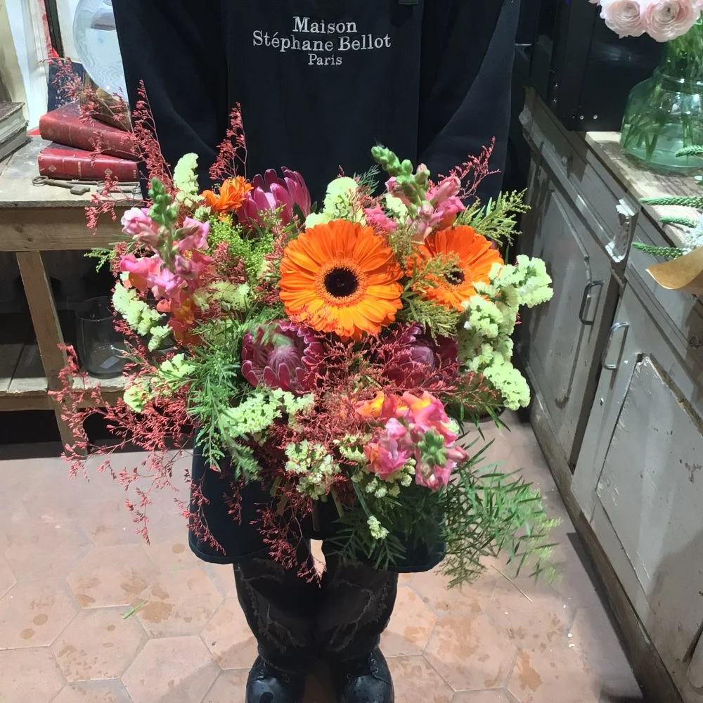 Bouquet de saison, par L'Art et la Matière, fleuriste à Paris