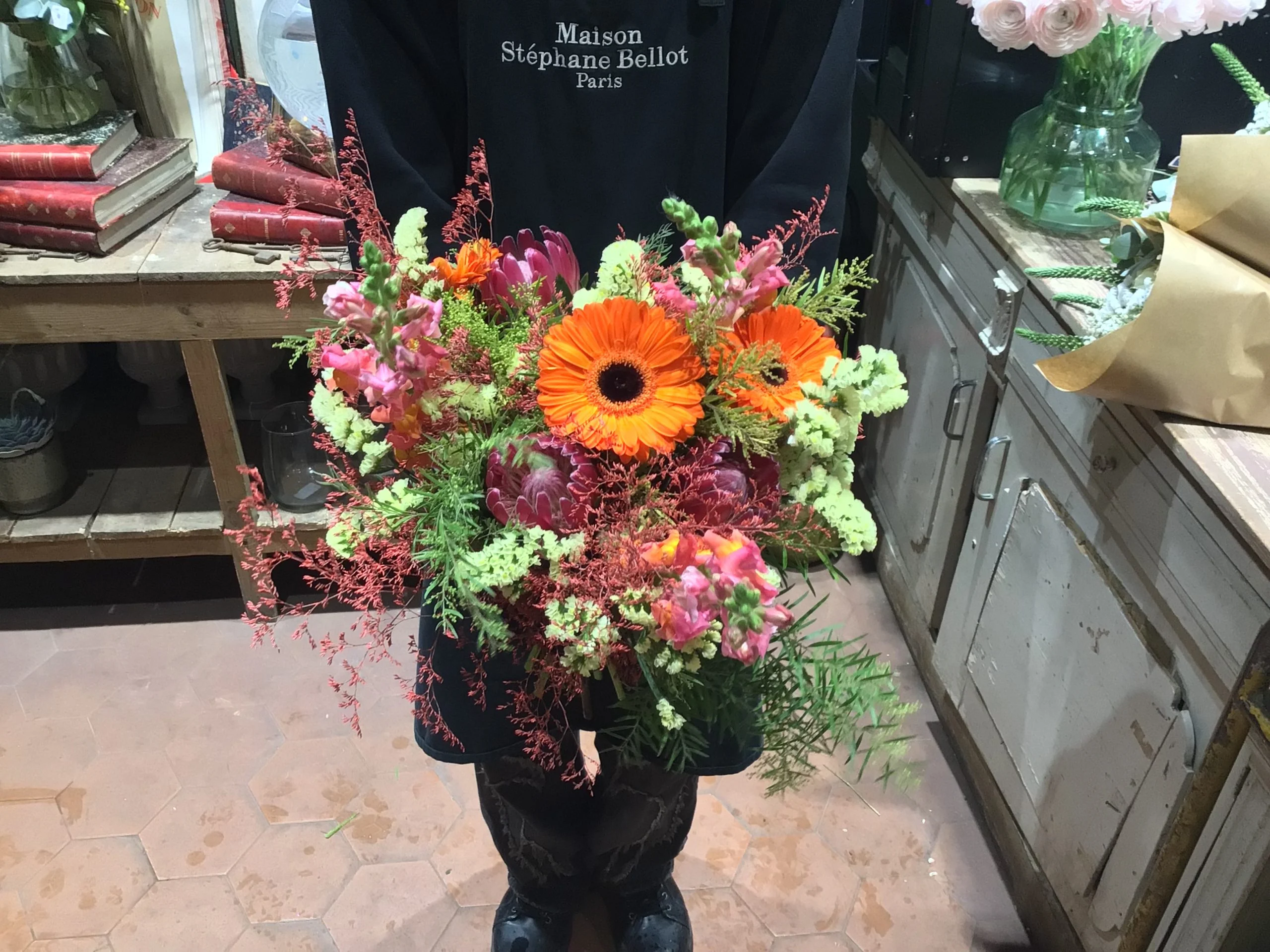Bouquet de saison, par L'Art et la Matière, fleuriste à Paris