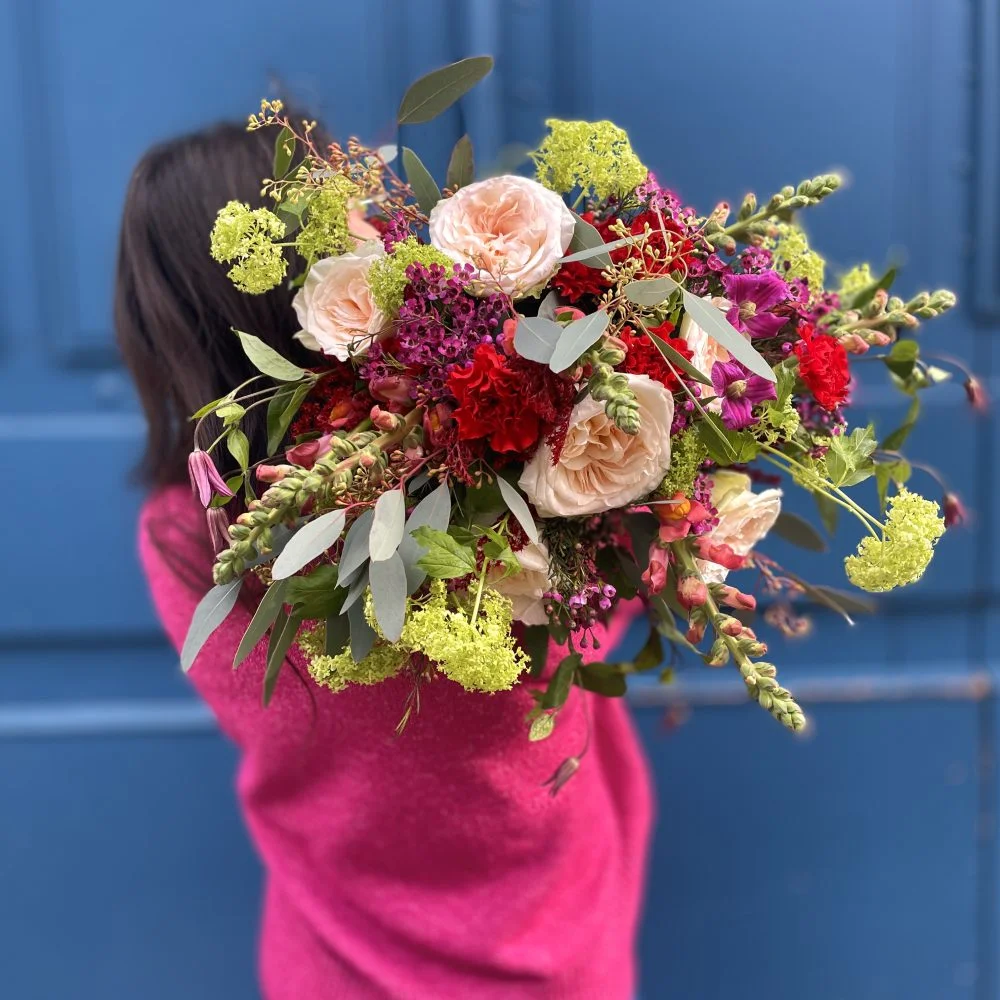 Bouquet Saint-Valentin, par Atelier fleuri, fleuriste à Besançon