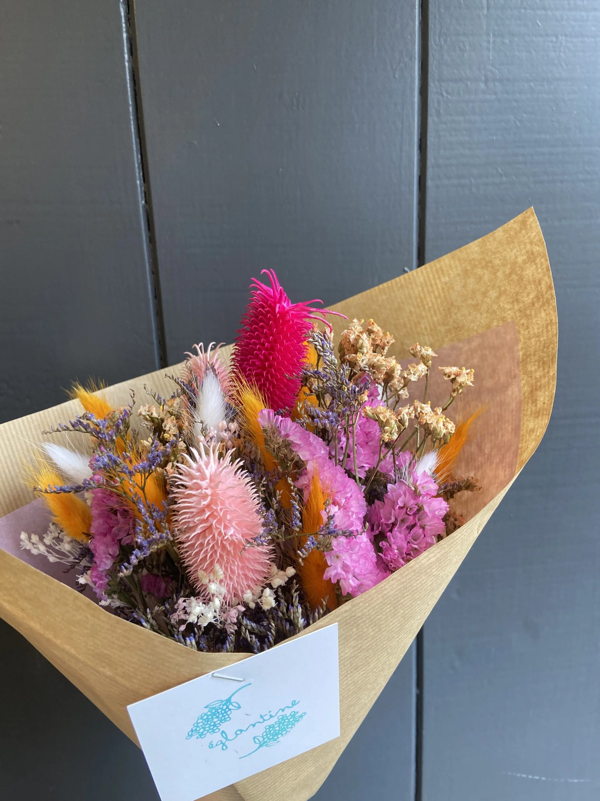 Bouquet de Fleurs Séchées, par Eglantine Fleuriste, fleuriste à Bouguenais