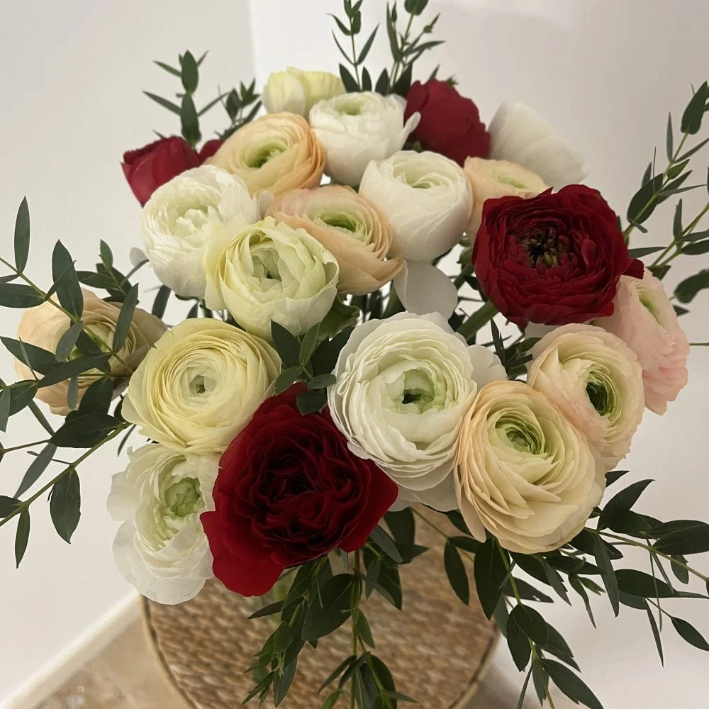 Bouquet de Renoncules, par Hanakawa, fleuriste à Meudon