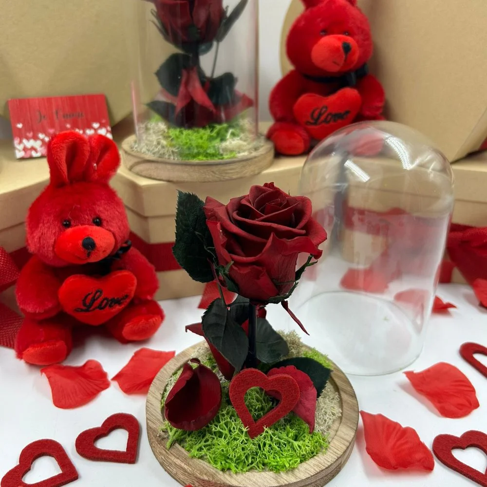 Rose éternelle la Belle et la bête, par Le Jardin d'Amandine, fleuriste à Thiais