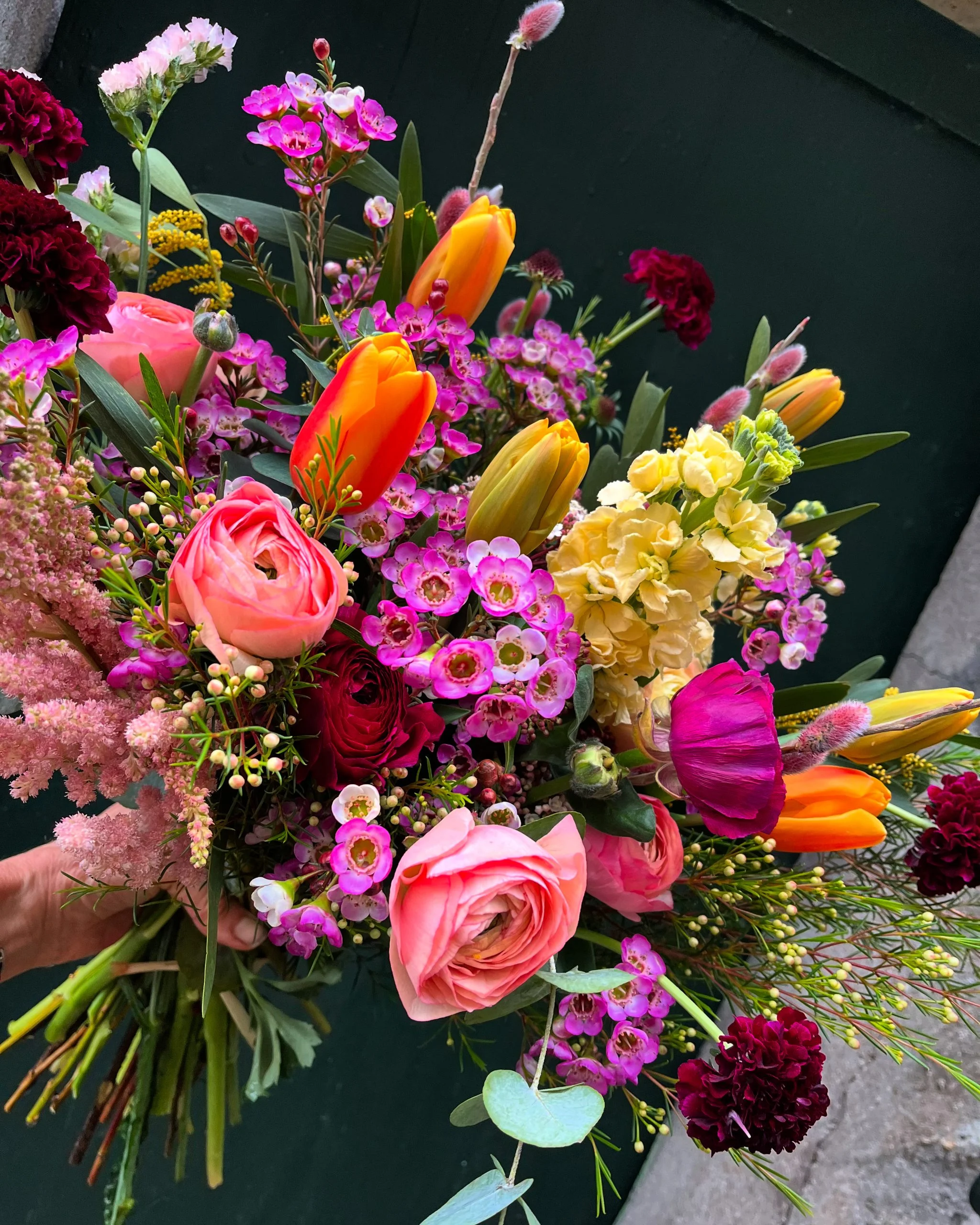 Spécial Saint-Valentin fleurs françaises, par 15 Au Jardin, fleuriste à Bièvres