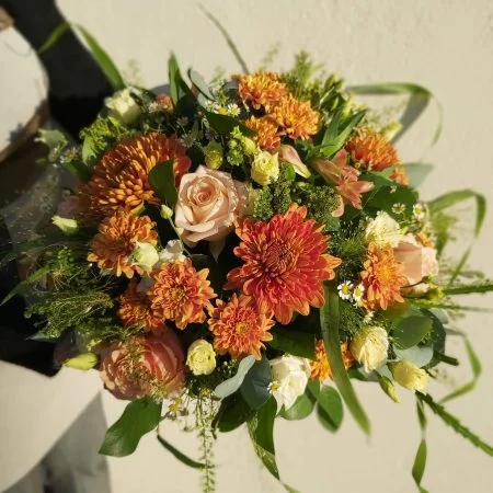 Bouquet rond, par Brume de Fleurs, fleuriste à Montrevault-sur-Èvre