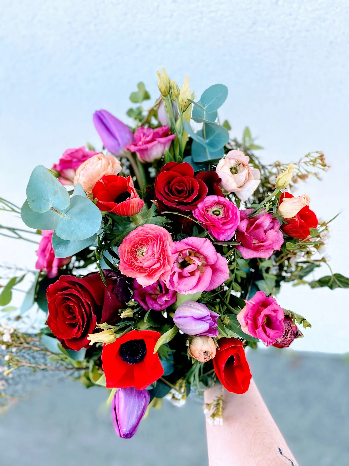 Bouquet Saint-Valentin, par Le Jardin de Jade by Fanny, fleuriste à Aimargues