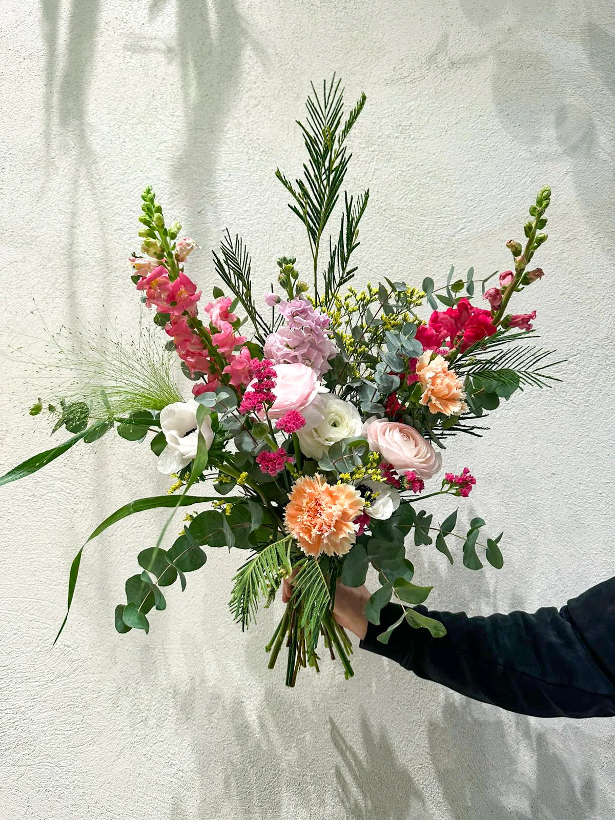 Bouquet Saint Valentin – Champêtre Fleurs Françaises, par Canopée Marseille, fleuriste à Marseille