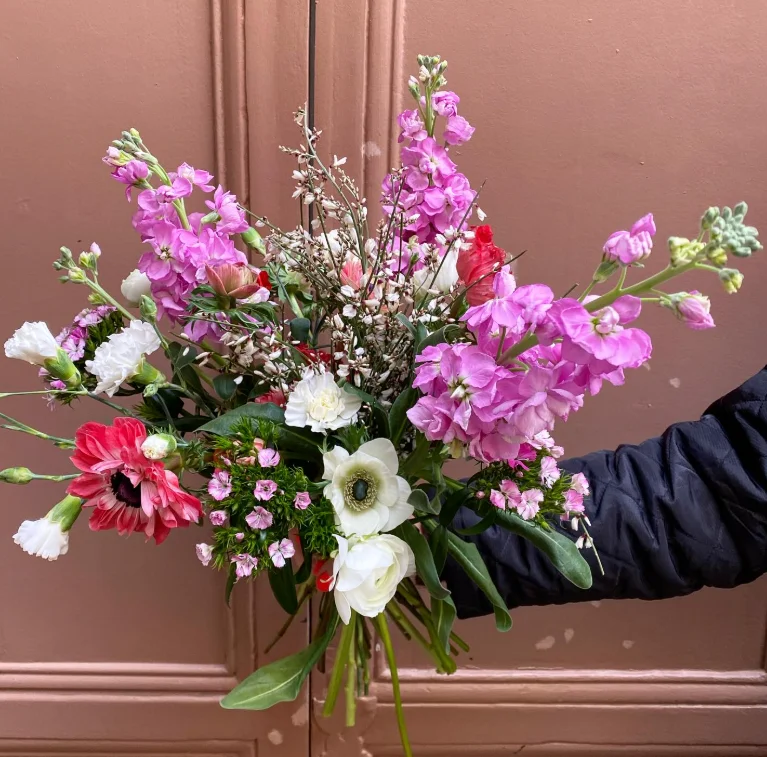 Bouquet Saint-Valentin, par Maison Tulipe, fleuriste à Rennes