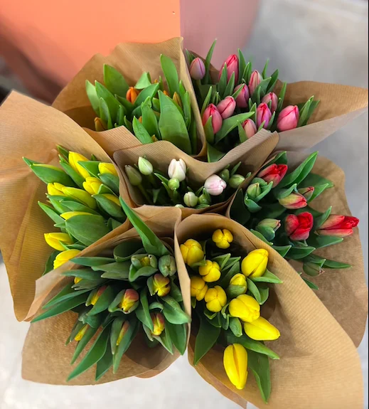 Bouquet de Tulipes, par Avenue des Fleurs, fleuriste à Château-Gontier-sur-Mayenne
