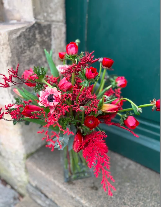 Bouquet Saint-Valentin, par Avenue des Fleurs, fleuriste à Château-Gontier-sur-Mayenne