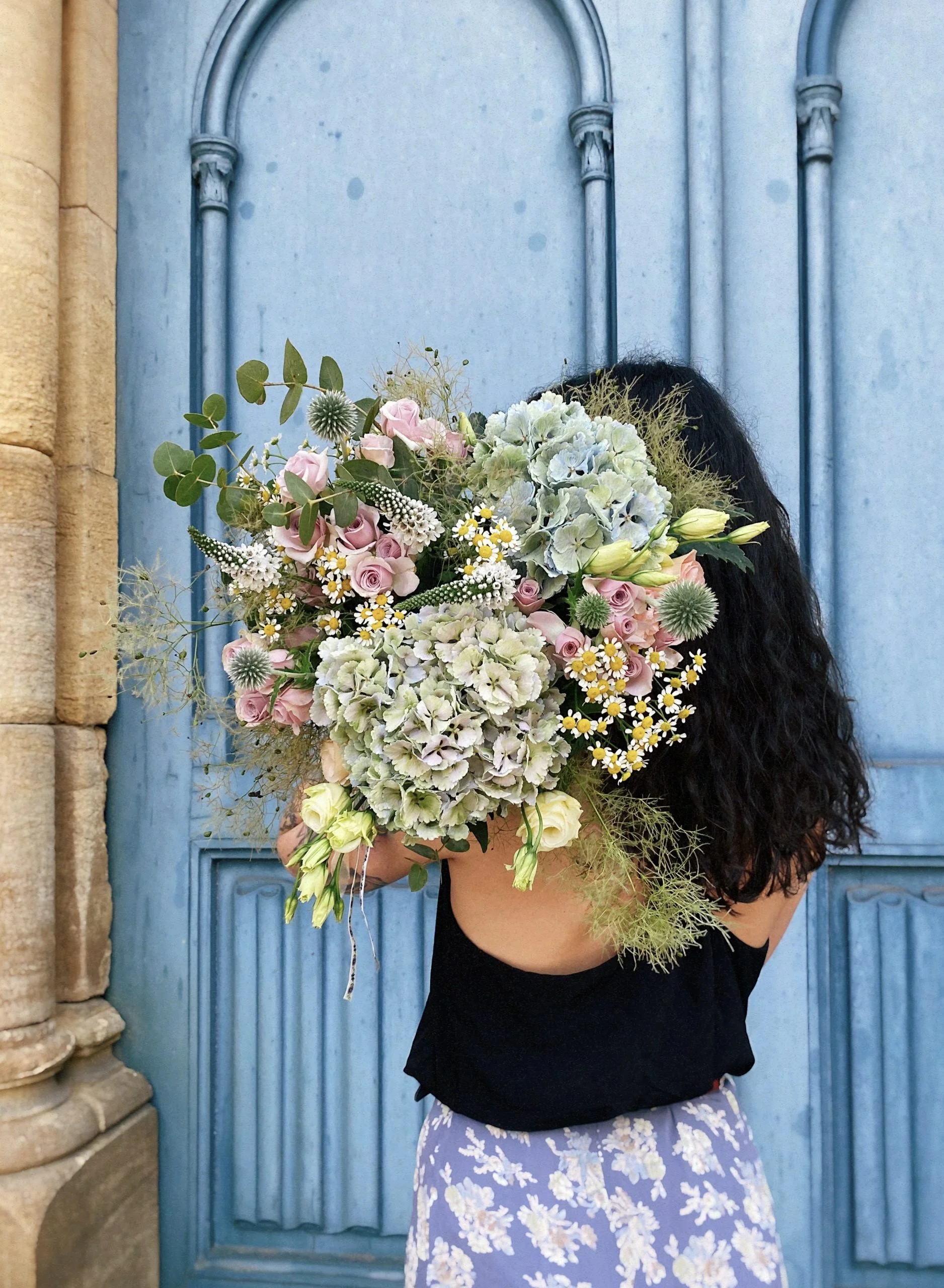 Bouquet hortensia, par Figa e Mimosa, fleuriste à Metz