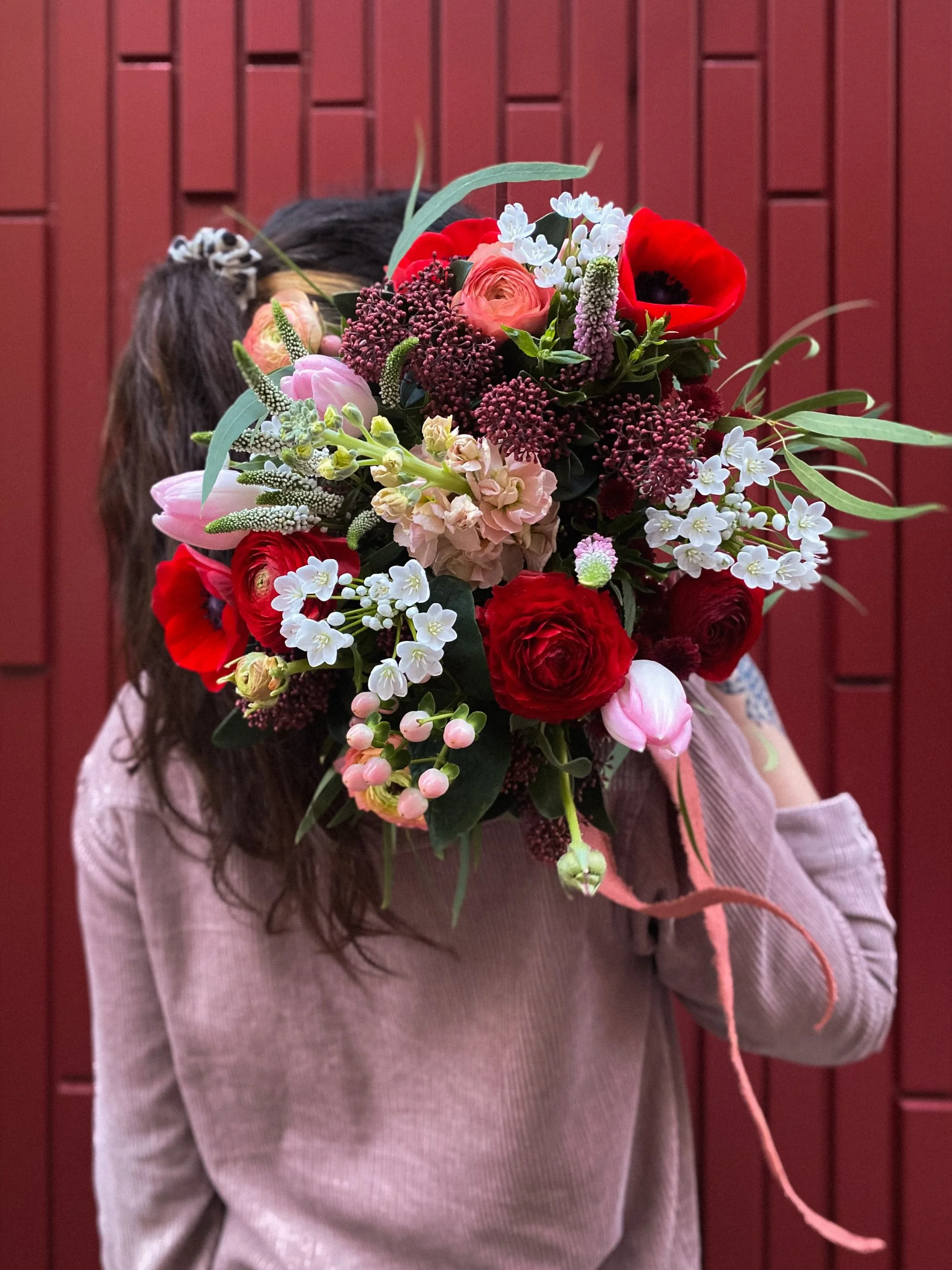 Bouquet passionné, par Figa e Mimosa, fleuriste à Metz