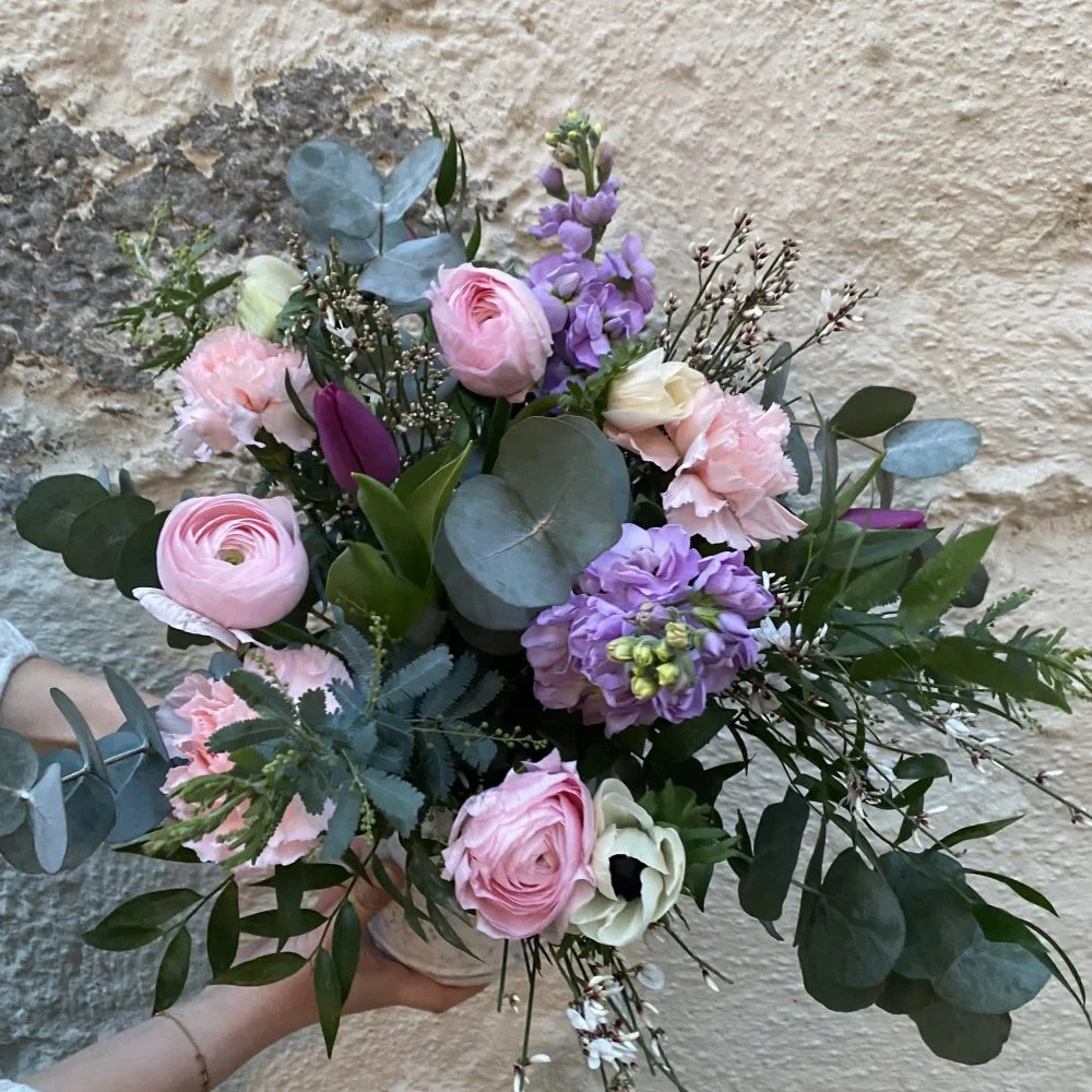 Bouquet Saint-Valentin, par Iberis Annecy, fleuriste à Annecy