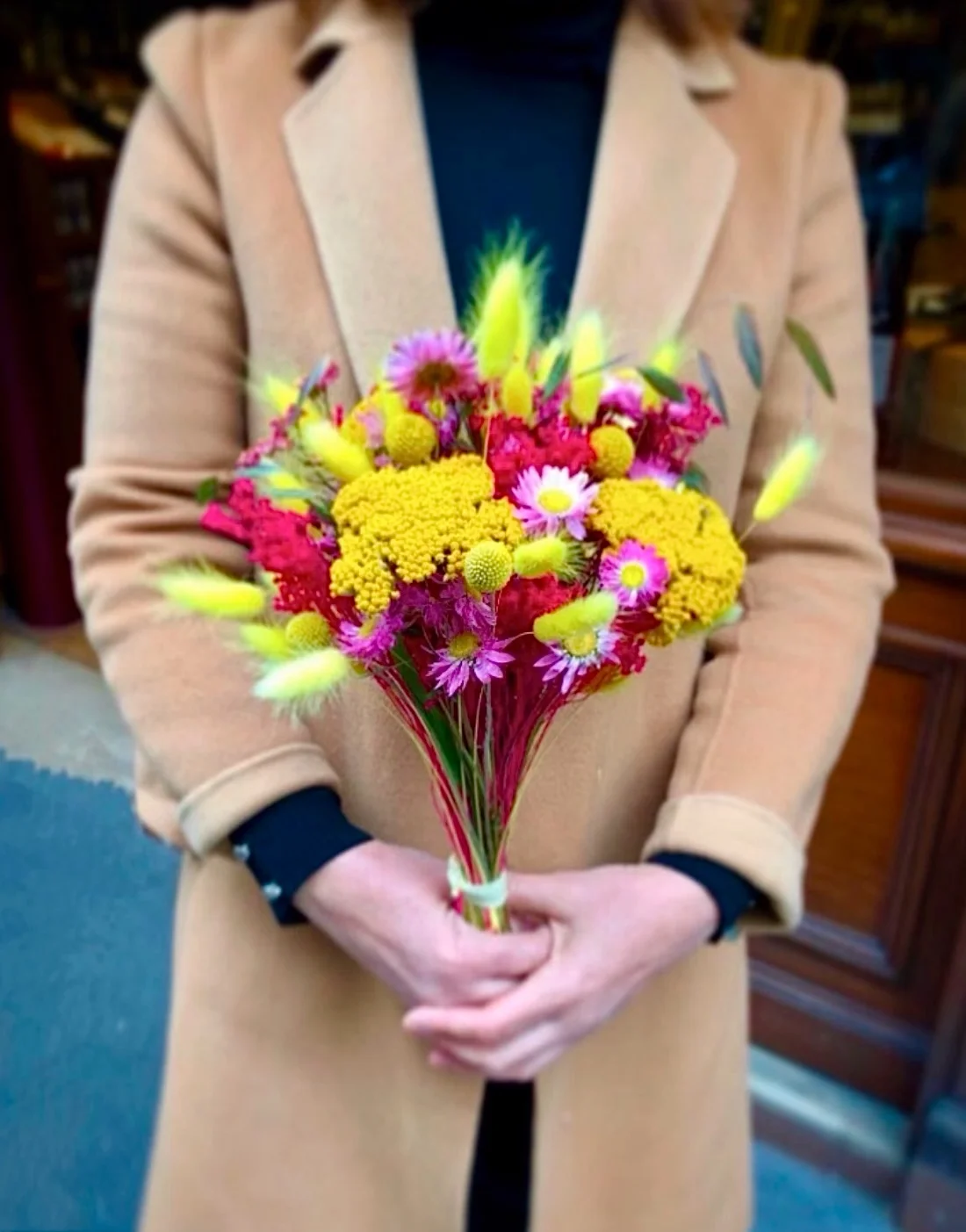 Bouquet de Fleurs Séchées, par O'Fleurs D'Eglantine, fleuriste à Paris